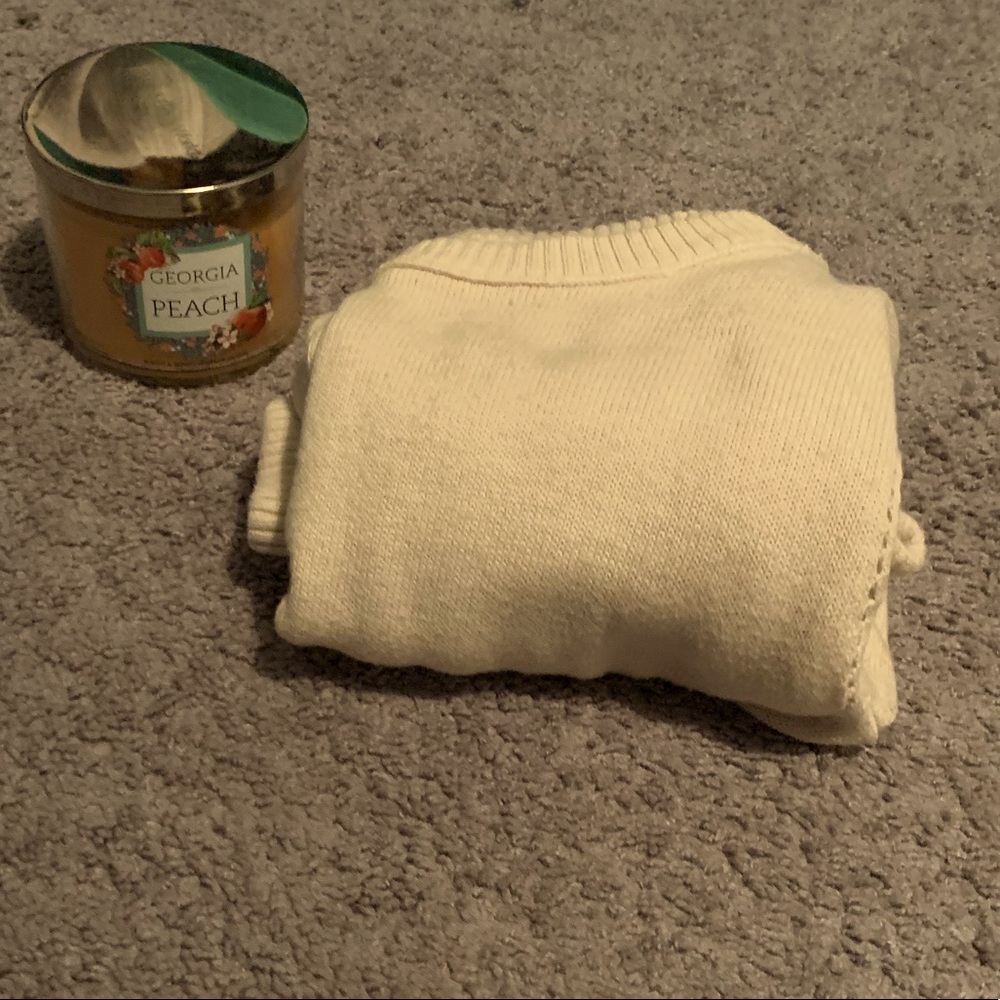 Cream Colored Banana Republic Sweater